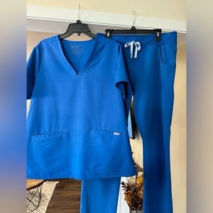 Figs Scrubs Royal Blue XL&L